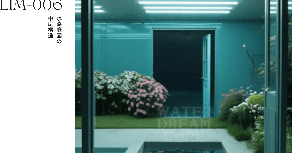LIM-006：水路庭園の中庭構造