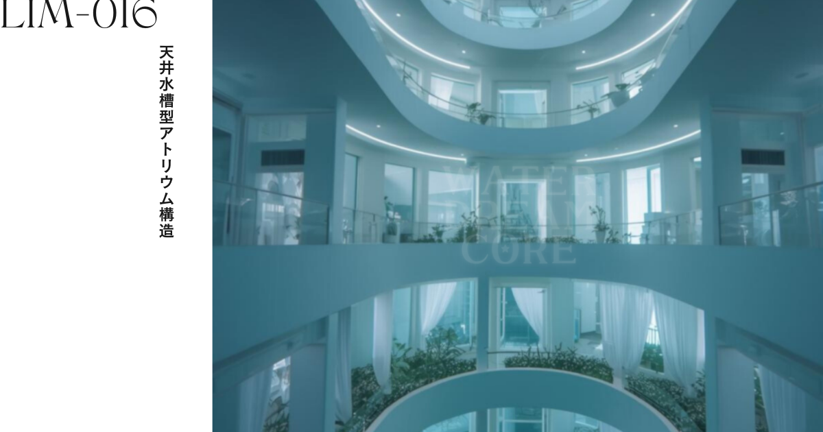 LIM-016：天井水槽型アトリウム構造