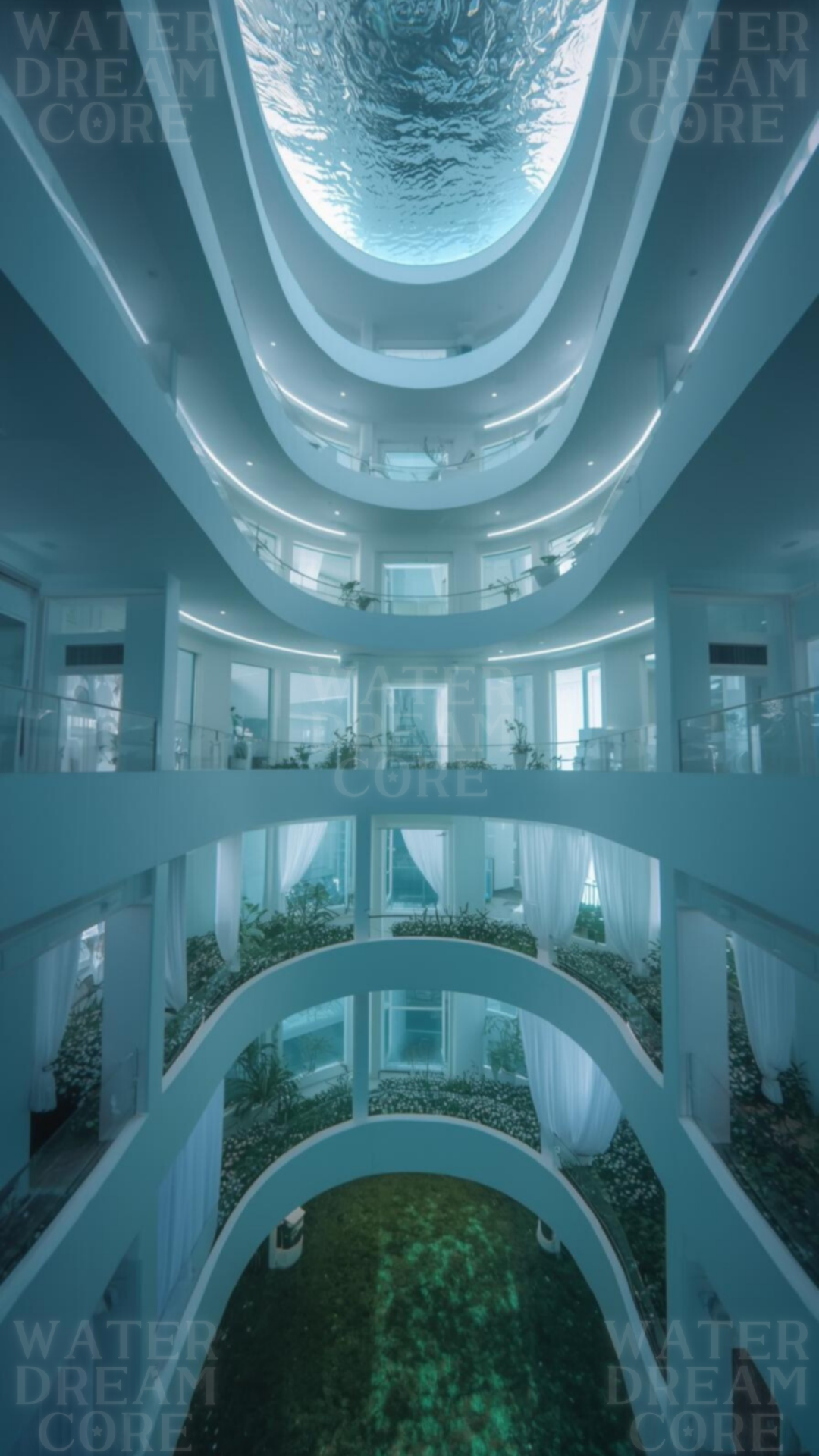 LIM-016：天井水槽型アトリウム構造