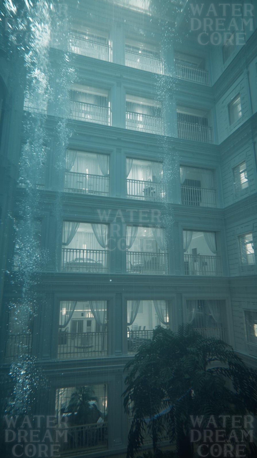 LIM-017:水没アトリウム型ホテル構造