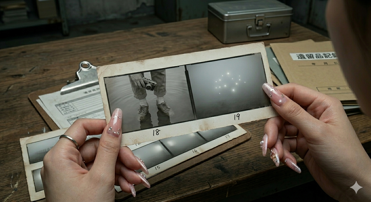 回収された遺留品 No.002|使い捨てカメラ