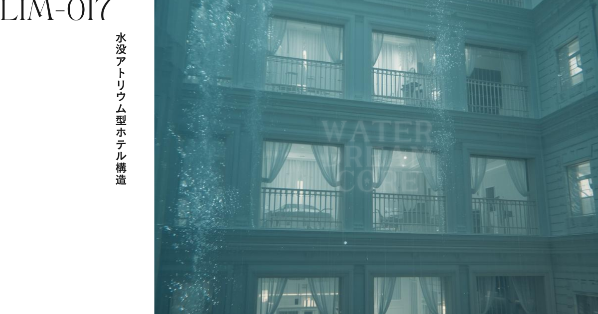 LIM-017：水没アトリウム型ホテル構造