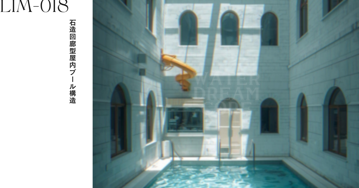 LIM-018：石造回廊型屋内プール構造