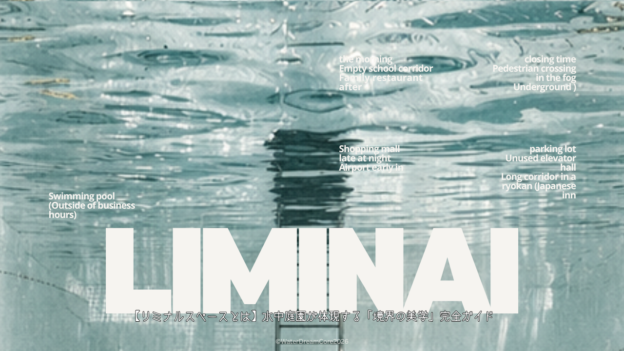 【リミナルスペースとは】水中庭園が体現する「境界の美学」完全ガイド